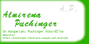 almirena puchinger business card
